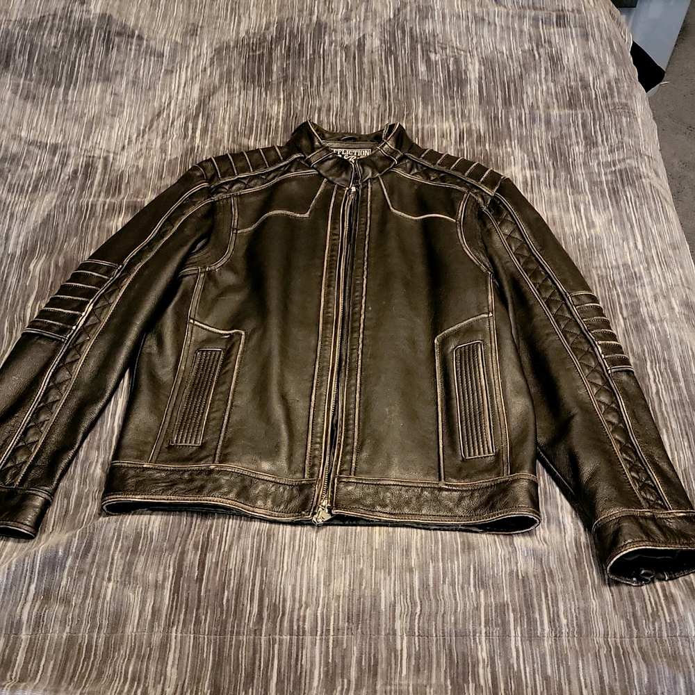 Affliction Ghost Rider Leather Jacket